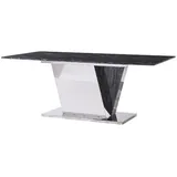 alesvelt Esstisch, Schwarz, Keramik, Rechteckig, 100x76x200 cm, Esszimmer, Tische, Esstische