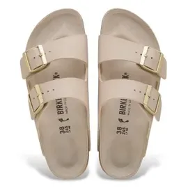 Birkenstock Arizona Birko-Flor schmal triples sandcastle oyster 41