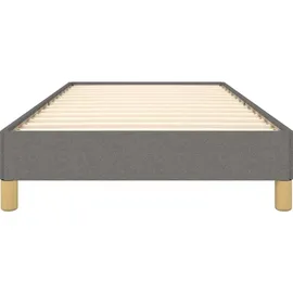 vidaXL Bettgestell 100 x 200 cm Dunkelgrau