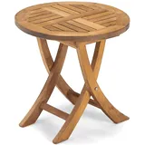 SonnenPartner Beistelltisch Ø 51 x 51 cm Teakholz/natur