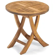 SonnenPartner Beistelltisch Ø 51 x 51 cm Teakholz/natur