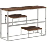 vidaXL Konsolentisch 120x40x75 silber