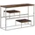 vidaXL Konsolentisch 120x40x75 silber