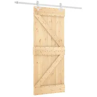 vidaXL Schiebetür rechts 85 x 210 cm Weiß
