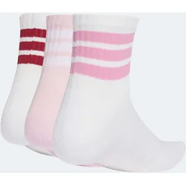 adidas 3er Pack Funktionssocken White/Clear Pink/Active Maroon 49-51
