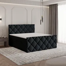 masseno ROVARI 160 x 200 cm Schwarz