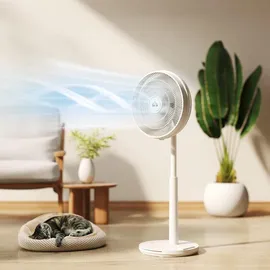 Homcom Standventilator 36 cm Weiß