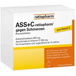 ASS + C ratiopharm gegen Schmerzen Brausetabletten