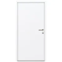 FM Türen Nebeneingangstür NBT56-07  (90 x 190 cm, DIN Anschlag: Rechts, Weiß)