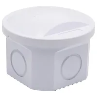 TRU Components TC-RB 80x50 TC-10239084 Installations-Gehäuse ABS Kunststoff Weiß