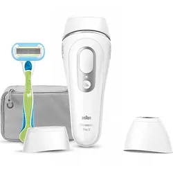 BRAUN PL3122 IPL Silk expert Pro 3 Haarentfernung Weiß/Silber