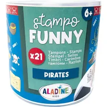 Aladine Kinder Stempel Funny Piraten Stempel
