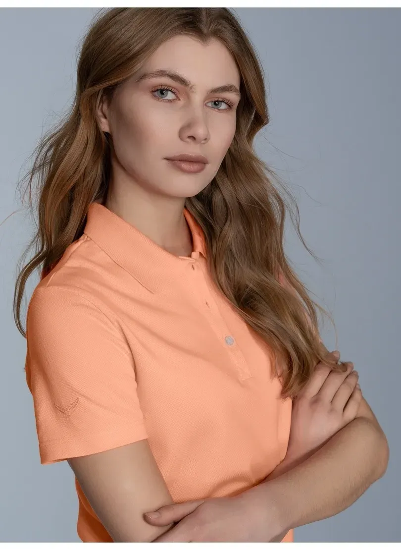 Poloshirt » Poloshirt aus Baumwolle«, Gr. XS, apricot, , 47254604-XS