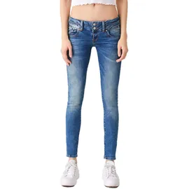LTB Julita X - Hautenge Jeans in mittelblauer Used Look-W31 / L30