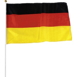 12x Stabfahne 'Deutschland'