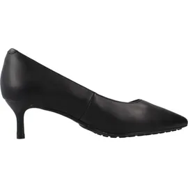 CLARKS Schuhe Adela Court mit Komfort-Fußbett und vielseitig-elegantem Look 1216 Black Leather 37.5 - Schwarz - 37,5