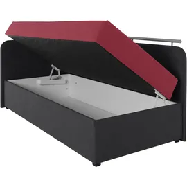 MAINTAL Polsterliege MAINTAL "Diana", rot (rot, schwarz), B:93cm, Komplettbetten