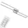 Briloner CCT LED Deckenleuchte 40 W aluminium-chrom