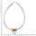 Ostsee-Schmuck Collier Bernsteinkugel 16 mm Silber