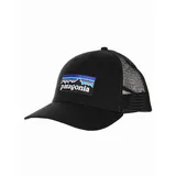 Patagonia P-6 Logo Lopro Trucker Hat - STK - black