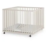 Sämann – make a difference. Laufgitter, Sand, Holz, Echtholz,Buche, 100x74x100 cm, Babymöbel, Laufstall Baby