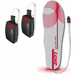 Lenz Set Heat Sole 1.0 + Lithium Pack Insole RCB 1200 (36-48) grau/rot zuschneidbar