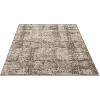 my home Teppich »Selin«, rechteckig, dezenter Glanz, Schrumpf-Garn-Effekt, im Vintage-Look, dichte Qualität 15814949-6 braun 9 mm,