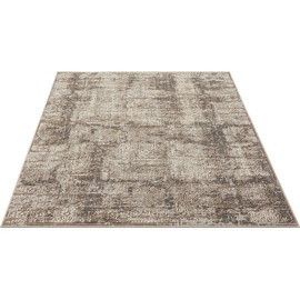 my home Teppich »Selin«, rechteckig, dezenter Glanz, Schrumpf-Garn-Effekt, im Vintage-Look, dichte Qualität 15814949-6 braun 9 mm,
