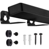 1 Paar schwarze Wandhalterung für Samsung Soundbar HW-N400 HW-N450 HW-N450,ZA HW-A450 HW-A550 HW-A650 HW-A650, HW-Q6CT/ZA HW-ZA, Q60T HW. -Q60T/ZA HW-Q90T Soundbar Wandhalterung Haken