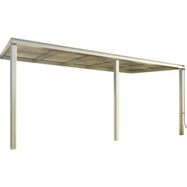 BECKMANN Terrassendach Exklusiv 508 x 271 cm grau