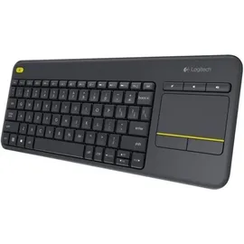 Logitech K400 Plus Wireless Touch Keyboard FR schwarz