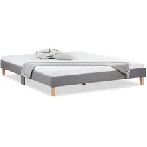 Homestyle4u Polsterbett 180 x 200 cm Grau