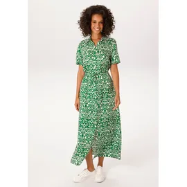 Aniston CASUAL Sommerkleid mit Ornamenten und grafischen Blumen grün 38