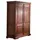 MASSIVMOEBEL24.DE Kleiderschrank OXFORD 140 x 200 x 65 cm Braun