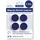 Magnetoplan Magnet Discofix Magnum auf Blisterkarte, 4 Stück, dunkelblau