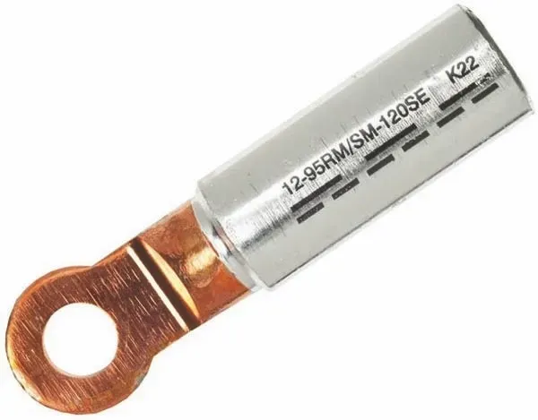 Intercable 180090 Al/Cu Presskabelschuh, 150 mm2 rm/sm, 185 mm2 se, M16, blank