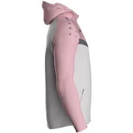 Jako Iconic Trainingsjacke mit Kapuze 851 soft grey/dusky pink/anthra light L