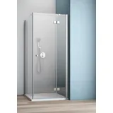 maw by GEO Eckdusche AF300, BxT: 90x90 cm, Einscheibensicherheitsglas, mit Drehtür silberfarben