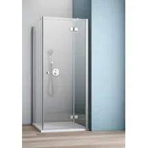 maw by GEO Eckdusche AF300, BxT: 90x90 cm, Einscheibensicherheitsglas, mit Drehtür silberfarben