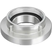 Wiltec Storz Kupplung C 52mm Festkupplung mit Innengewinde 2" 59,25mm aus Aluminium C Schlauchkupplung