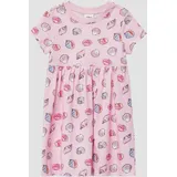s.Oliver Ausgestelltes Jersey-Kleid mit All-over-Print - pink - 134