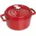 Staub Cocotte 22 cm rund kirschrot