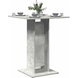 vidaXL Bistrotisch Betongrau 60x60x75 cm Holzwerkstoff