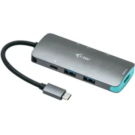iTEC i-tec USB-C Metal Nano Dock 4K HDMI und PD 100W C31NANODOCKPD