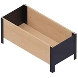 upyard Holz-Pflanzkasten Modernbox ca. B78/H32/T36 cm, Braun