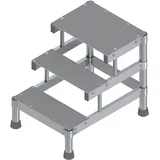 Matisère - Industrielle Trittleiter 3 Stufen - Maximale Arbeitshöhe 2.63m - Mp3