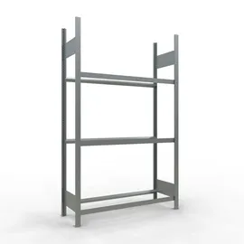 Schulte Reifenregal Stahl 200 x 120 x 40 cm silber für 12 Reifen