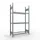 Schulte Reifenregal Stahl 200 x 120 x 40 cm silber für 12 Reifen