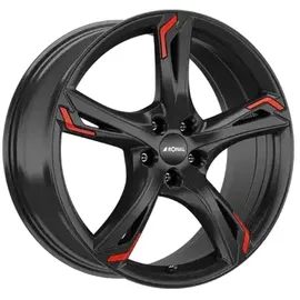 Ronal R62 7,5 x 17 5 x 112 ET45 ML76 Rot/Schwarz