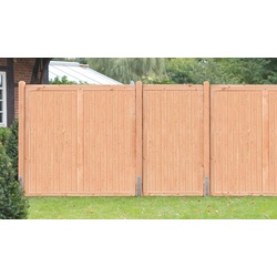 Douglasie Zauntür Sichtschutz Sion Massiv – Sichtschutzzaun Tür aus Holz in Natur – stabile Zauntür 100 x 178,5 cm – für Gartenzäune & Sichtschutz